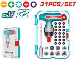 31 Pcs T-handle wrench screwdriver set - TACSD30316