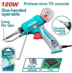 Soldering gun with solder feeder - TET360732
