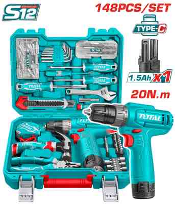 Lithium-Ion cordless drill - THKTHP41487