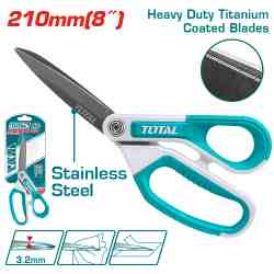 Rubber grip long-blade scissors - THSCRS812108