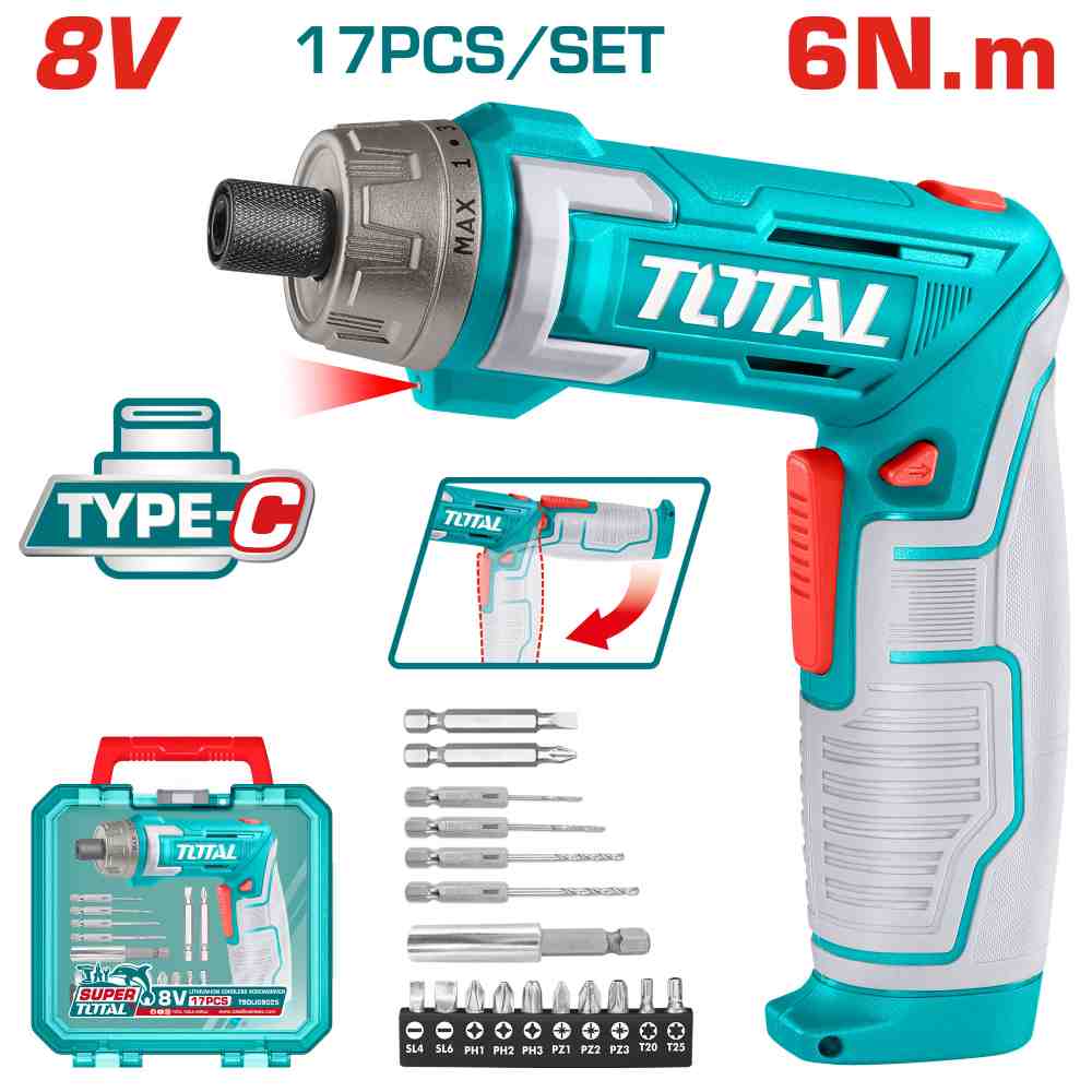 Cordless screwdriver - TSDLI08025