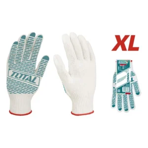 Total Knitted & PVC Dots Gloves - TSP11102